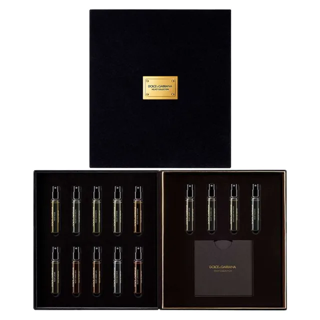 【D&G】Dolce & Gabbana 高訂系列 天鵝絨 吟遊詩人 香氛針管禮盒 2mlX14 (專櫃公司貨)