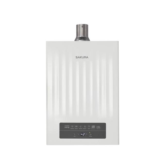 【SAKURA 櫻花】POWER四季溫智能恆溫熱水器16公升DH1635H(原廠安裝)