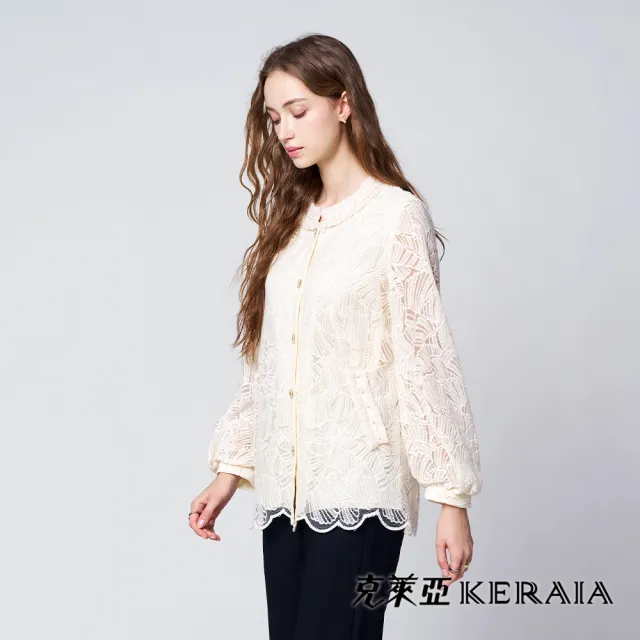 【KERAIA 克萊亞】天使之翼優雅蕾絲外套