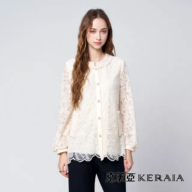 【KERAIA 克萊亞】天使之翼優雅蕾絲外套