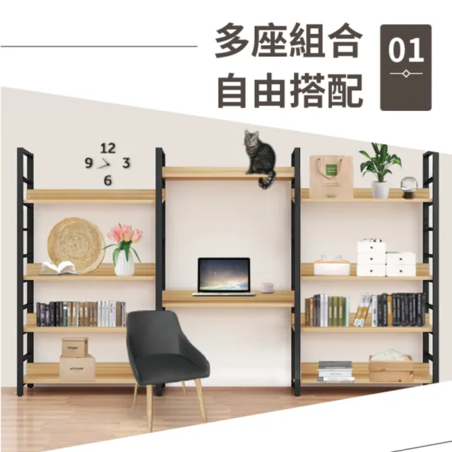 【慢慢家居】專人組裝-層板可調 - 高品質多功能五層落地置物架(80x30x182cm)