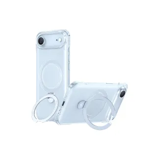 【TORRAS 圖拉斯】Ostand Slim iPhone 17系列磁吸支架極薄抗黃化透明手機殼