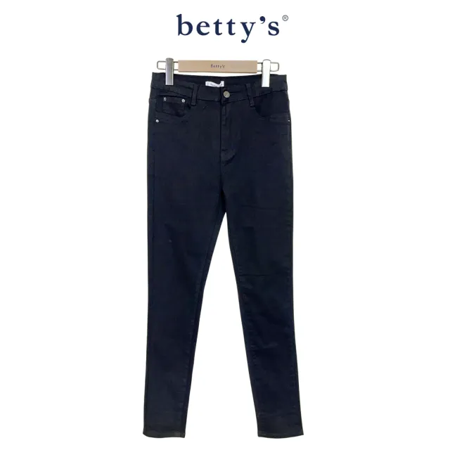 【betty’s 貝蒂思】時尚簡約緊身牛仔褲(黑色)