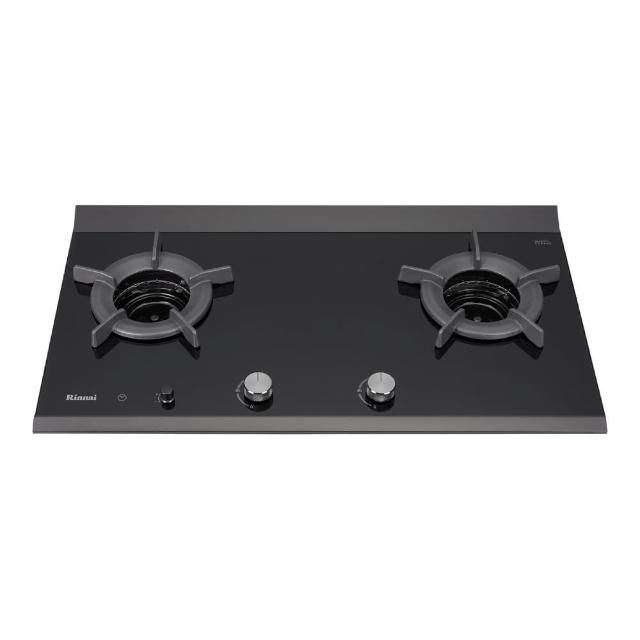 【林內】檯面式內焰玻璃雙口爐-定時功能(RB-2CGT-TR 基本安裝)