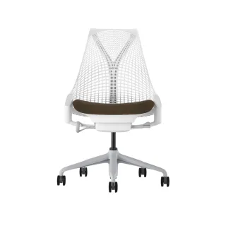 【Herman Miller】Sayl 無扶手款 - 白背核桃棕座｜世代家具｜原廠授權代理商(人體工學椅/辦公椅/主管椅)