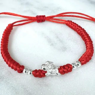 昕頤珠寶馬上有錢紅繩手鍊