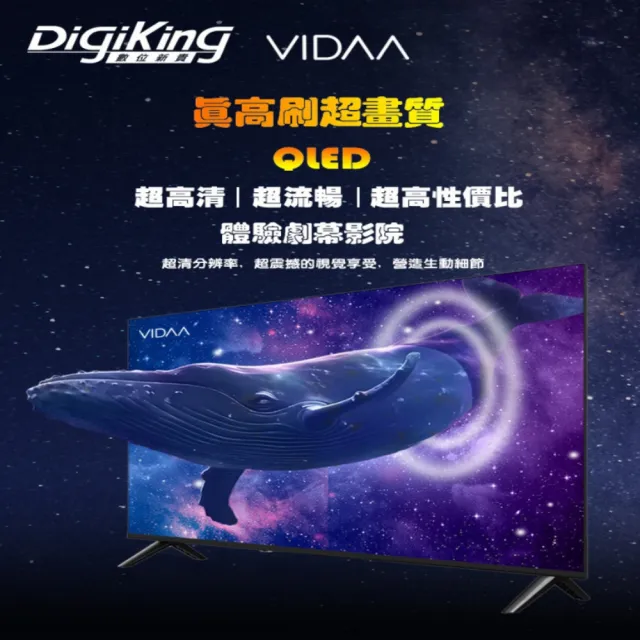 【DigiKing 數位新貴】43吋 FHD Google TV藍芽語音智慧聯網液晶顯示器(DK-G43FM88)