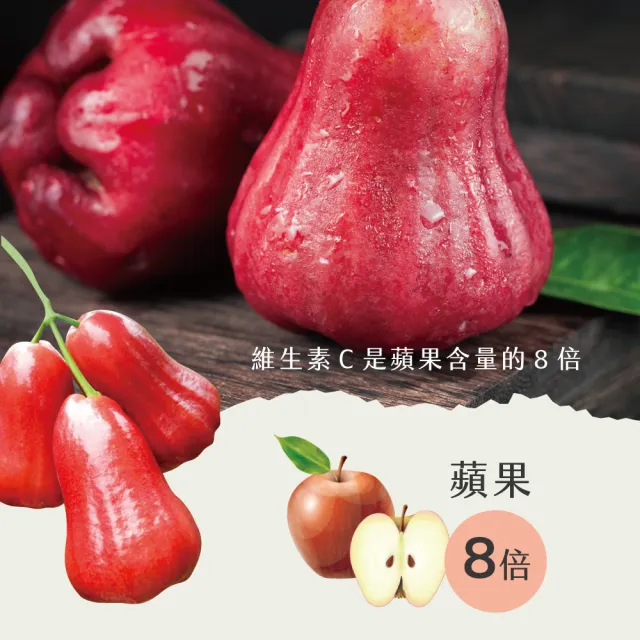 【初品果】高雄六龜蜜風鈴蓮霧禮盒2斤12粒x4盒(共48顆_每顆約100g/送禮/禮盒/水果禮盒)