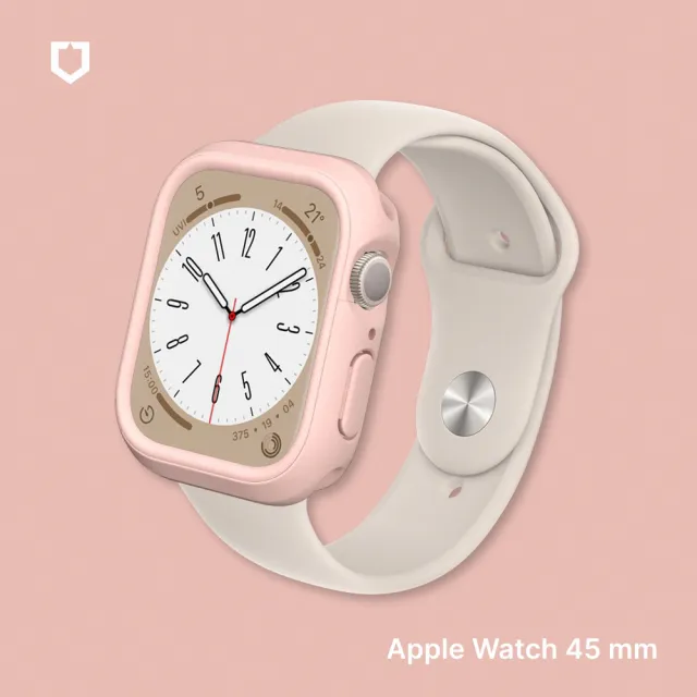 【RHINOSHIELD 犀牛盾】適用Apple Watch S9/8/7 45mm 防摔手錶保護殼
