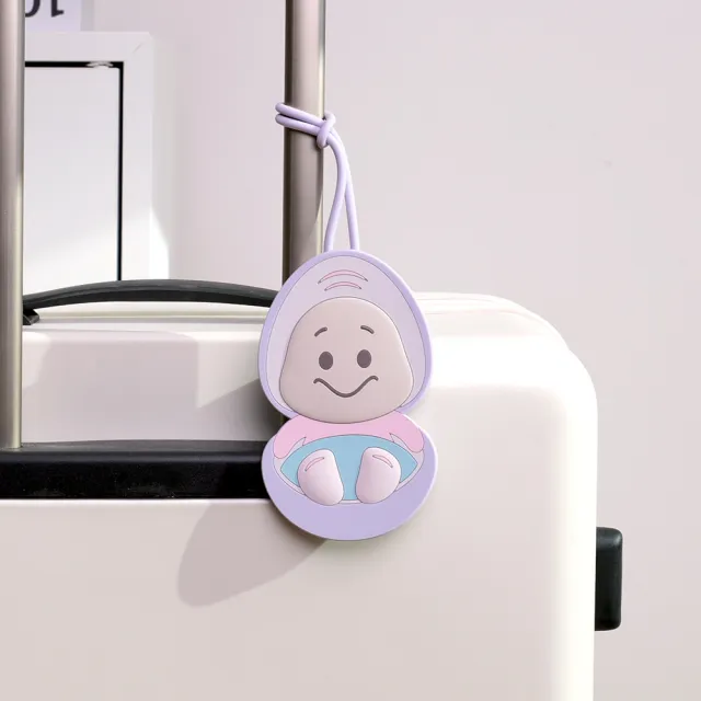 【Norns】矽膠行李吊牌(史努比 歐拉夫 蠟筆小新 牡蠣寶寶 Bunni Konbiny 小熊維尼 行李箱掛牌 旅行配件)