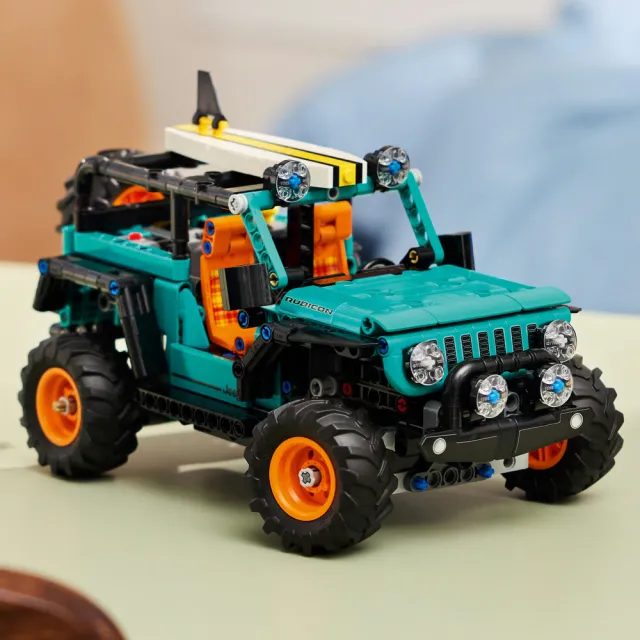 【LEGO 樂高】科技系列 42227 Jeep Wrangler Rubicon 休旅車(越野SUV 居家擺設 禮物 積木)