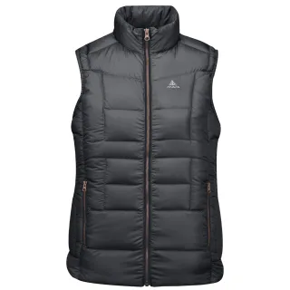 【ATUNAS 歐都納】女款HEAT CORE蓄熱保暖立領羽絨背心(A1VE2506W黑/防潑水/防風/休閒/旅遊/百搭款)