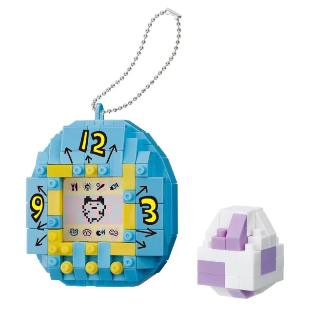 【nanoblock 河田積木】NBCC_238 塔麻可吉初代(藍色)
