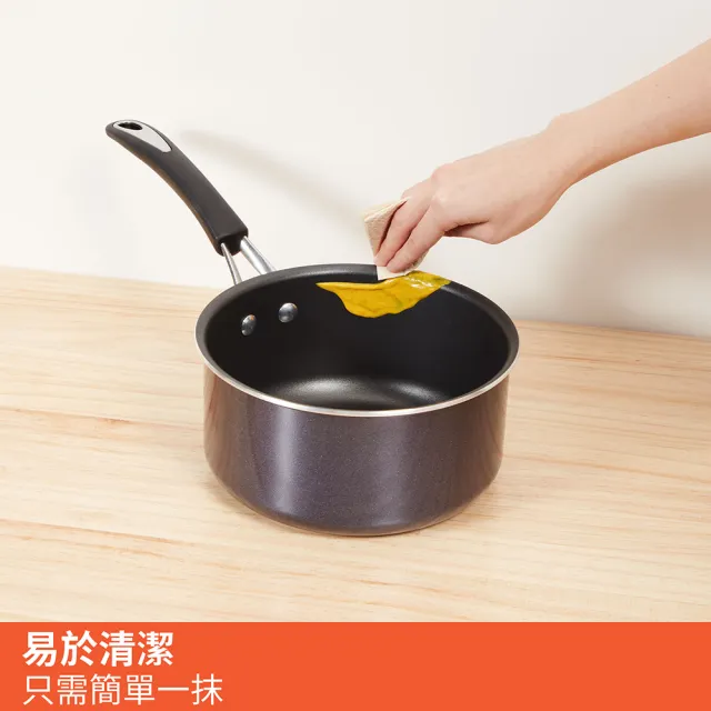 【MEYER 美亞】超能系列藍寶石不沾鍋單柄湯鍋20cm(含鍋蓋/IH/電磁爐適用)
