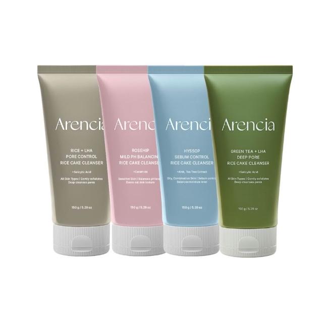【Arencia】深層清潔年糕潔面乳 150ml(韓國 保濕 毛孔清潔 年糕洗面乳 洗面乳)