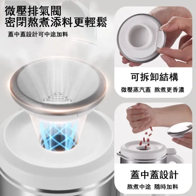 【Felsted 菲仕德】不銹鋼豆漿機 1.2L 開蓋斷電 破壁機 小型榨汁機 輕食機 輔食機