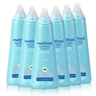 【method 美則】企鵝寶貝馬桶除菌清潔劑709mlx6(抗菌除味/除尿垢/隙縫去污/廁所清潔劑)