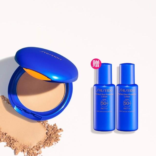 SHISEIDO資生堂 夏防曬抗汗粉餅，專為夏季設計，具備高效防曬與抗汗功能，輕盈質地不堵塞毛孔，持久遮瑕不脫粉，適合日常與戶外使用，讓肌膚清爽透亮，完美應對炎熱天氣。