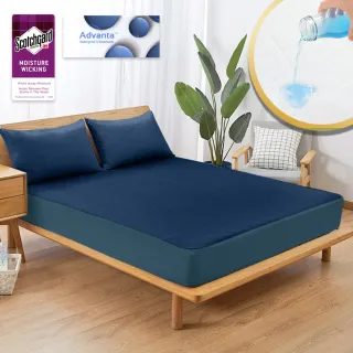 【MIT iLook】買一送一 完全防水防蹣抗菌床包保潔墊透氣網/舒棉布(單人/雙人/加大)