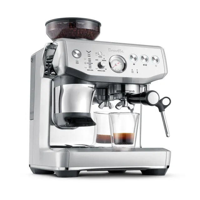 【Breville】BES876XL the Barista Express Impress咖啡機（隕石灰）(總代理公司貨)