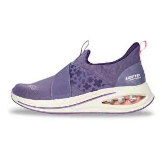 【LOTTO】女 易即穿氣墊健走鞋(紫-LT6AWR5387)