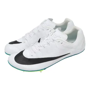 【NIKE 耐吉】田徑釘鞋 Zoom Rival Sprint 男鞋 白 黑 短跑 緩衝 抓地 FZ9663-102