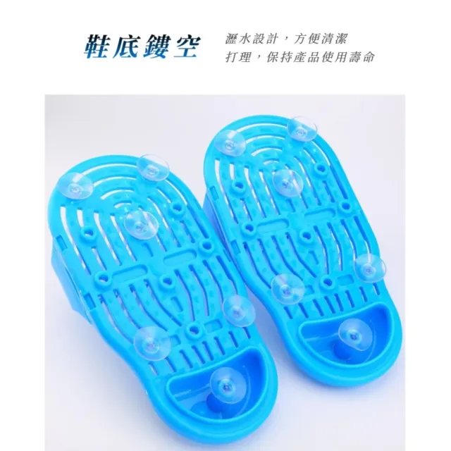 懶人單腳足底清潔按摩刷(深層清潔 乾濕兩用 護理 腳底 足部去角質 刷腳 洗腳墊 洗腳刷)