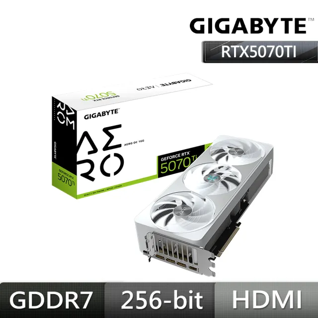 【GIGABYTE 技嘉】技嘉 RTX 5070 Ti AERO OC 16G 顯示卡+技嘉 Z890 AERO G DDR5 主機板