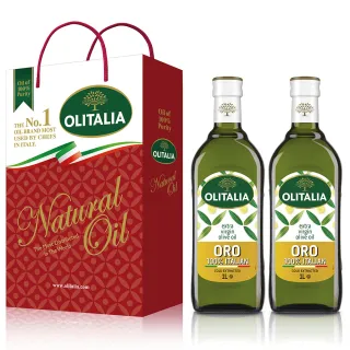 【Olitalia 奧利塔】特級初榨橄欖油禮盒組(1000mlx2瓶)
