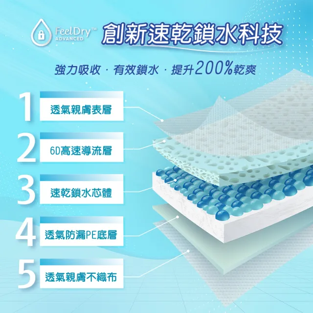 【添寧】長效/夜用型成人紙尿褲M/L-XL 三箱組(6包/箱 黏貼型/日夜安心)