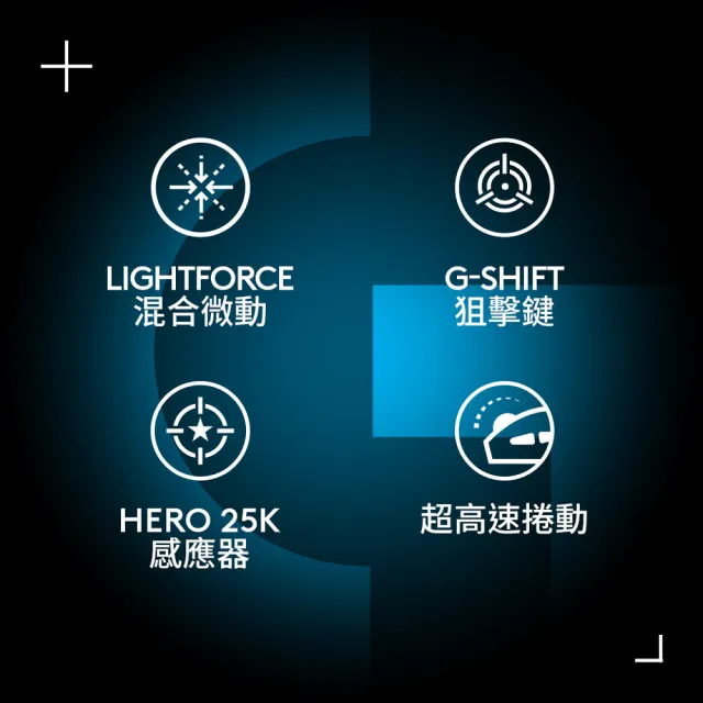 【Logitech G】G502 X 高效能電競有線滑鼠(岩石黑)