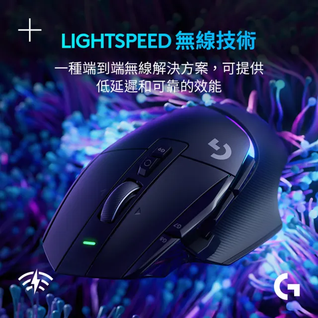 【Logitech G】G502 X PLUS 炫光高效能無線電競滑鼠