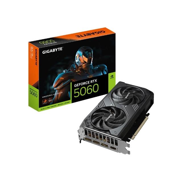 【技嘉】顯卡超值組★GeForce RTX 5060 WINDFORCE MAX OC 8G 顯示卡+雷蛇 Orochi V2 無線滑鼠