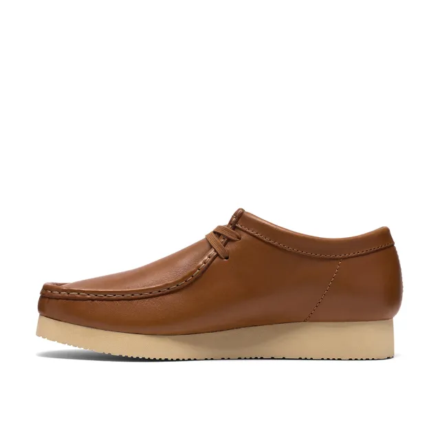 【Clarks】男鞋 ORIGINALs-Wallabee 2604真皮袋鼠鞋 休閒鞋(棕色)(CLM86513R)
