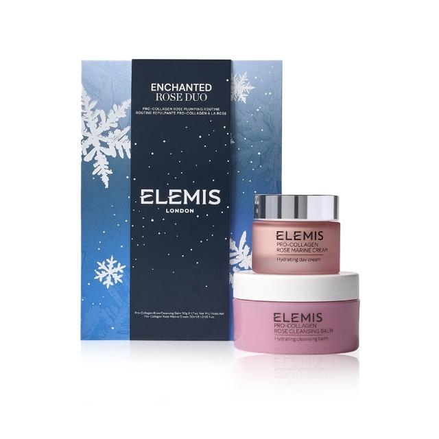 海洋膠原加乘玫瑰之力澎潤有感 水嫩彈亮。ELEMIS愛莉美緊緻精華乳霜為海洋膠原複合物(綠藻和紫球藻)與英倫頂級手摘玫瑰純露結合，提供24小時超柔嫩保濕效果，緊實肌膚並具舒緩特性，讓肌膚柔軟細緻，展現年輕光采。