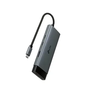 【TP-Link】UH7020C Type-C 7合1多功能轉接器 7埠HUB集線器 HDMI USB3.0 PD快充(100W)