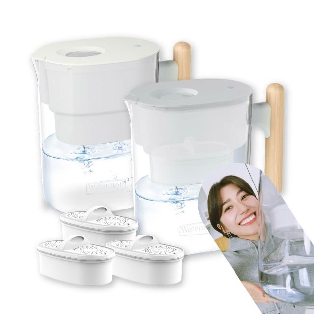 【Waterdrop】Chubby圓滾滾濾水壺1年份套組3.5L PT-04(1壺1芯+3芯)