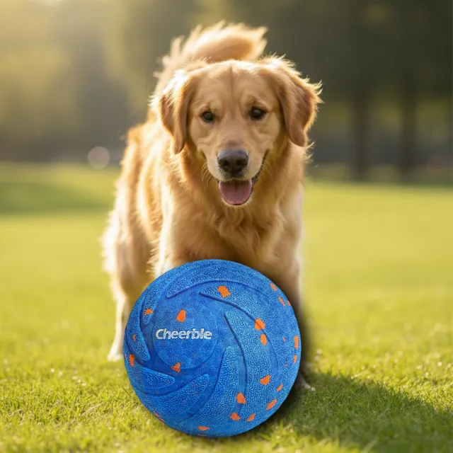 【Cheerble】狗狗瘋狂跳跳球 電動智慧互動球 Air 中大型犬專用 自動移動 彈跳 旋轉 亞馬遜銷售破萬顆