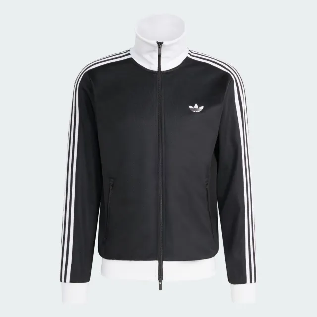 【adidas 愛迪達】ADICOLOR 運動外套(KE3527 男款ORIGINALS經典運動夾克 黑白配色)