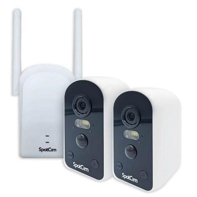 【spotcam】Solo Pro 二路監視器套組 2.5K高畫質免插電超廣角戶外監視器 IP CAM(IP65防水防塵│免費雲端)