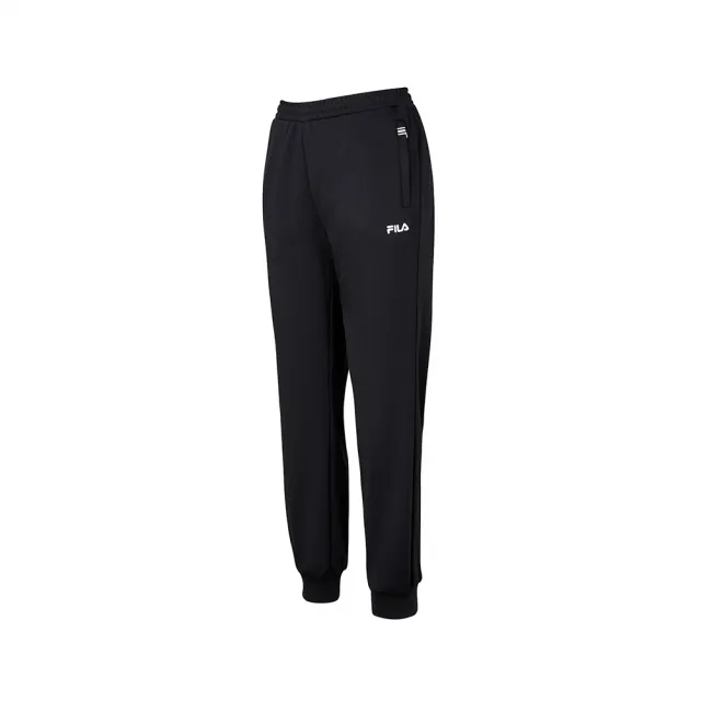【FILA】女吸排長褲-黑色 5PNA-1727-BK