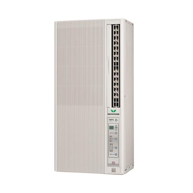 SANLUX臺灣三洋 SA-F221FE 窗型定頻冷氣，適用3-5坪空間，額定冷房能力2.2kW，CSPF第五級能源效率，臺灣製造品質保證。全機3年保固，壓縮機10年保固，R410A冷媒，安裝簡易（高度85-153cm），右吹出風設計，總重33kg，110V電源，適合小型空間快速降溫，提供舒適涼爽環境。