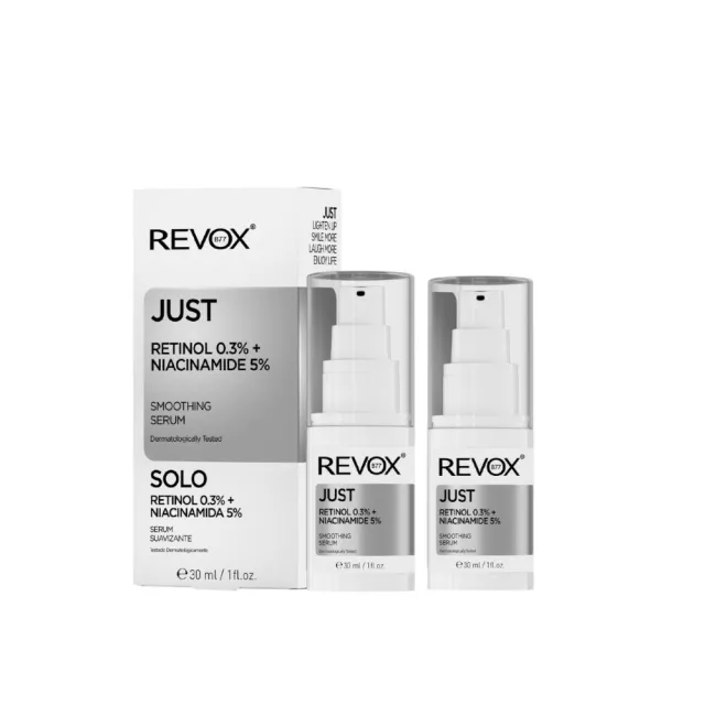 【REVOX B77 瑞博士】A醇0.3%菸鹼醯胺5%精華液30mlx2入 (夜用)