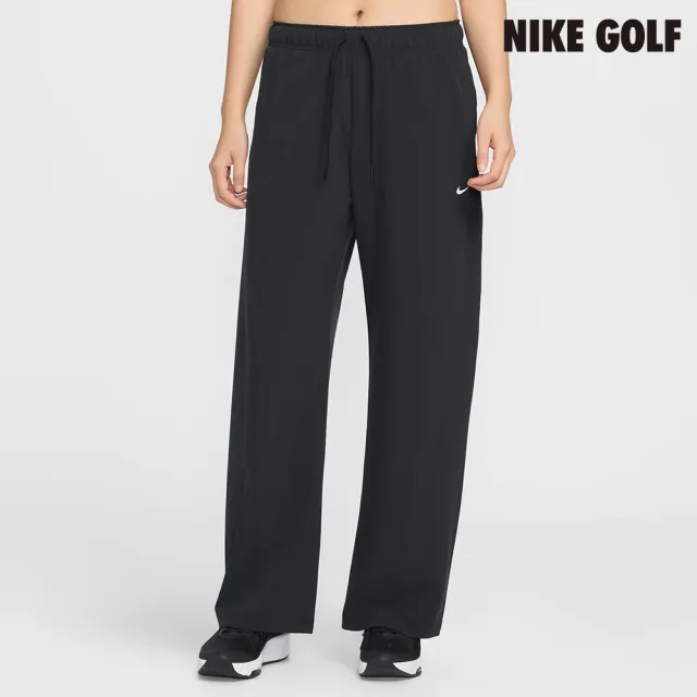 【NIKE GOLF】Nike One 女款 Dri-FIT 梭織寬褲 黑色(IQ0343-010)