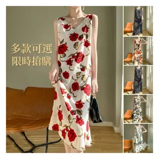 【巴黎精品】現貨 限搶!頂級法式絲質洋裝緞面連身裙名媛絲綢長裙冰絲天絲連衣裙(女裙子6色a1gj5 2D)