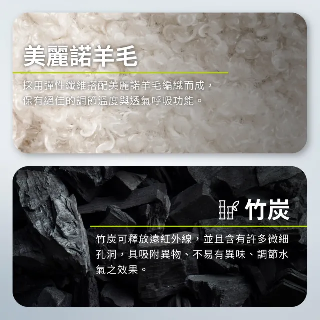 【Vital Salveo 紗比優】2雙組美麗諾羊毛襪 長襪 機能長襪 保暖長襪(運動及膝襪/台灣製/舒適包覆)