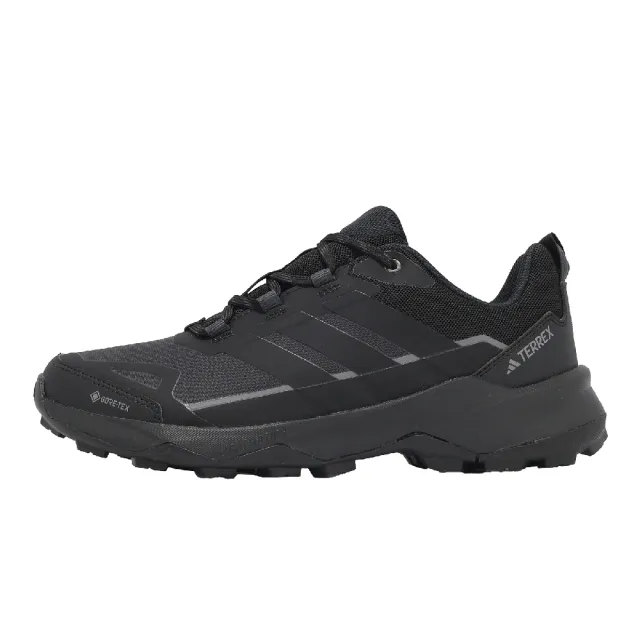 【adidas 愛迪達】戶外鞋 Terrex Skychaser AX5 GTX 男鞋 黑 防水 機能 越野 JQ2210