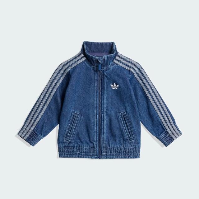 【adidas 愛迪達】FIREBIRD 丹寧運動外套 嬰幼童裝 - Originals KD3183