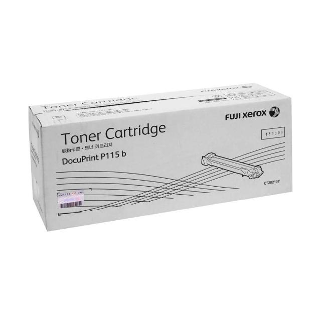 【FUJIFILM 富士軟片】CT202137 原廠原裝 黑色碳粉匣(1000張/黑白115系列)