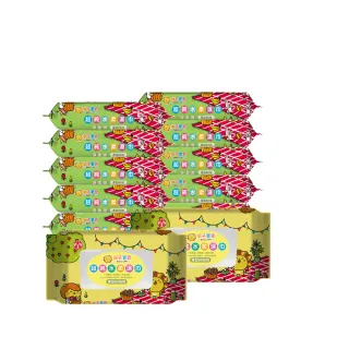 【獅子寶寶】超純水濕巾厚型80抽含保濕蓋30包/箱(EDI超純水 手口濕巾 台灣製 嬰兒寶寶溼紙巾加厚 柔膚巾)